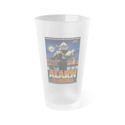 FORBIDDEN PLANET (GERMAN) 1956 Movie Poster - Frosted Pint Glass 16oz Default Title - Go Mug Yourself