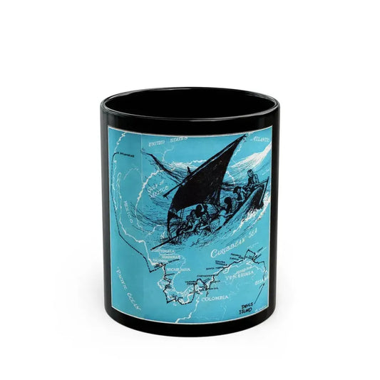 Forbidden Trails, Bluebook Magazine, July 1953 - Black Coffee Mug 11oz - Go Mug Yourself