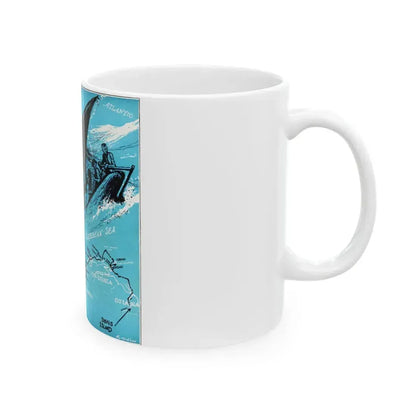 Forbidden Trails, Bluebook Magazine, July 1953 - White Coffee Mug - Go Mug Yourself