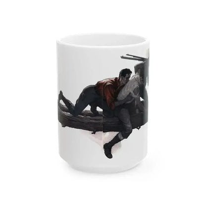 Forbidden Valley (2), Redbook, December 1932 - White Coffee Mug 15oz - Go Mug Yourself