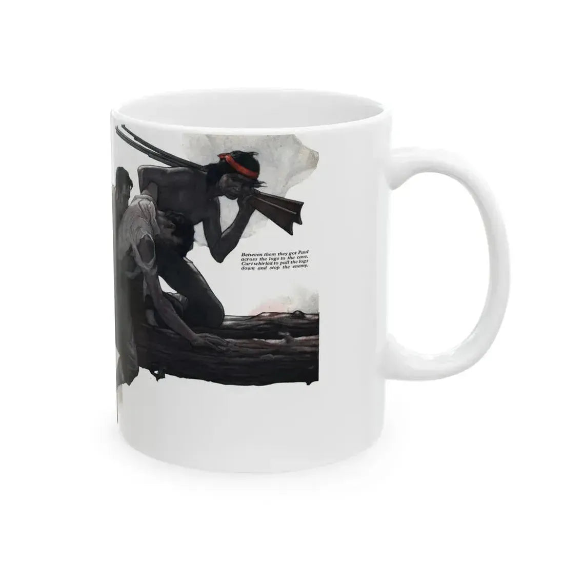 Forbidden Valley (2), Redbook, December 1932 - White Coffee Mug - Go Mug Yourself