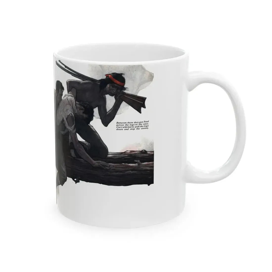 Forbidden Valley (2), Redbook, December 1932 - White Coffee Mug - Go Mug Yourself