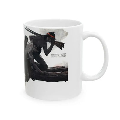 Forbidden Valley (2), Redbook, December 1932 - White Coffee Mug - Go Mug Yourself