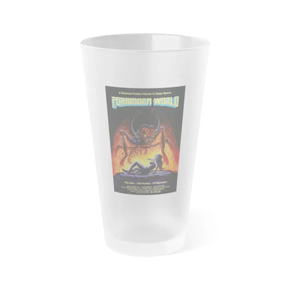 FORBIDDEN WORLD (MUTANT) 1982 Movie Poster - Frosted Pint Glass 16oz 16oz Frosted - Go Mug Yourself
