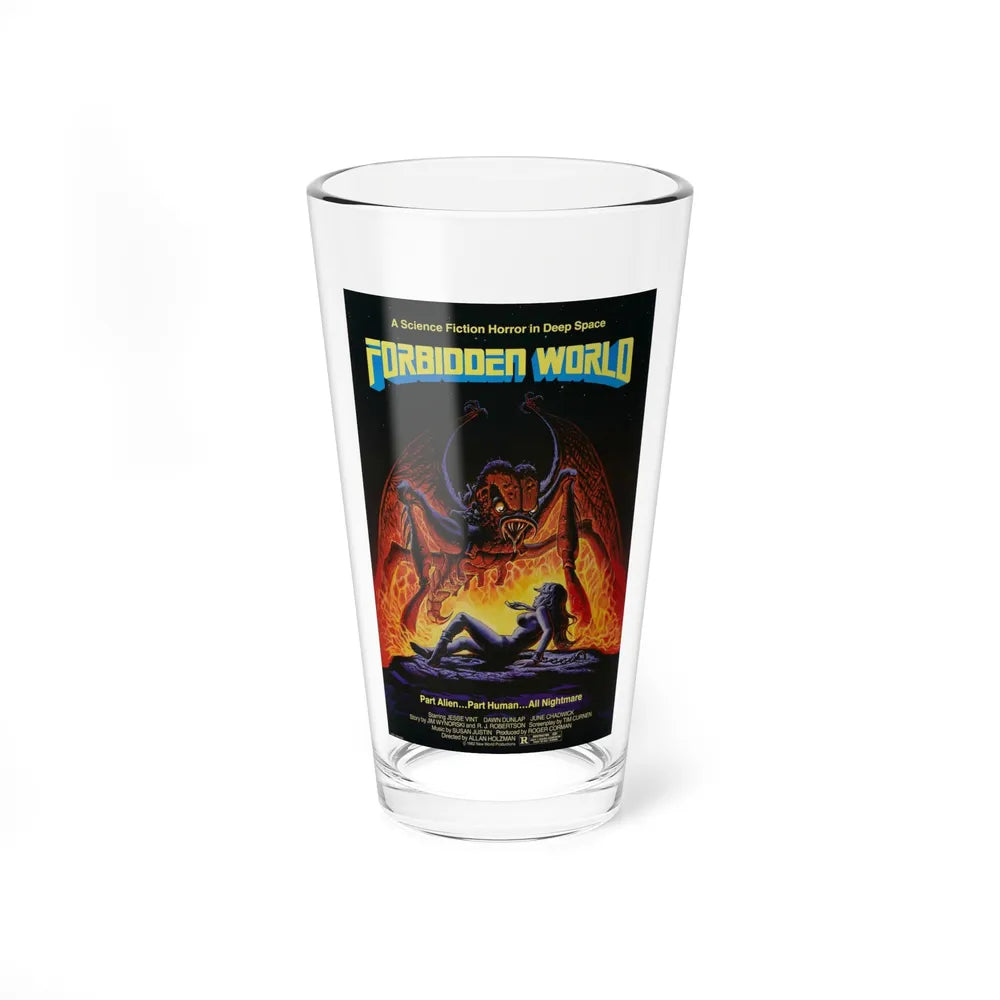 FORBIDDEN WORLD (MUTANT) 1982 Movie Poster - Pint Glass 16oz-16oz-Go Mug Yourself