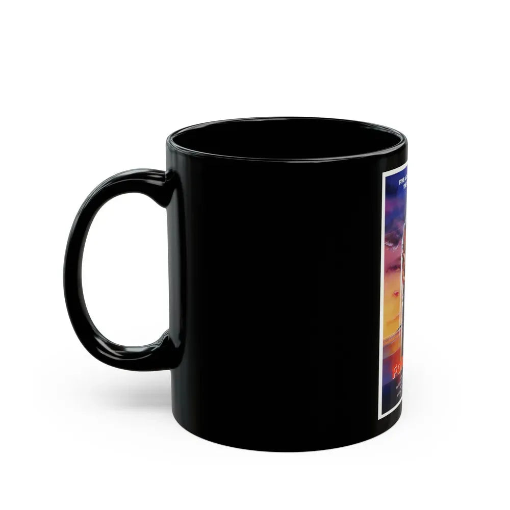 FORCE FIVE 1981 Movie Poster - Black Coffee Mug - Go Mug Yourself