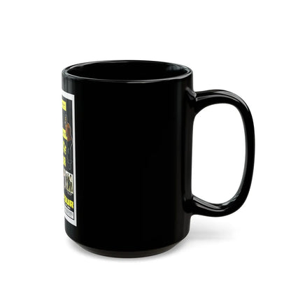 FORCE FOUR 1975 Movie Poster - Black Coffee Mug-Go Mug Yourself