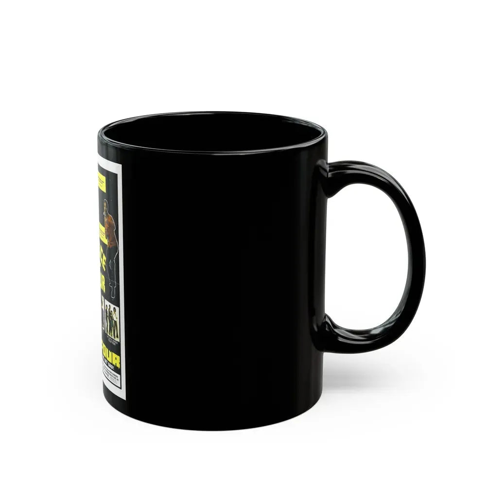FORCE FOUR 1975 Movie Poster - Black Coffee Mug - Go Mug Yourself
