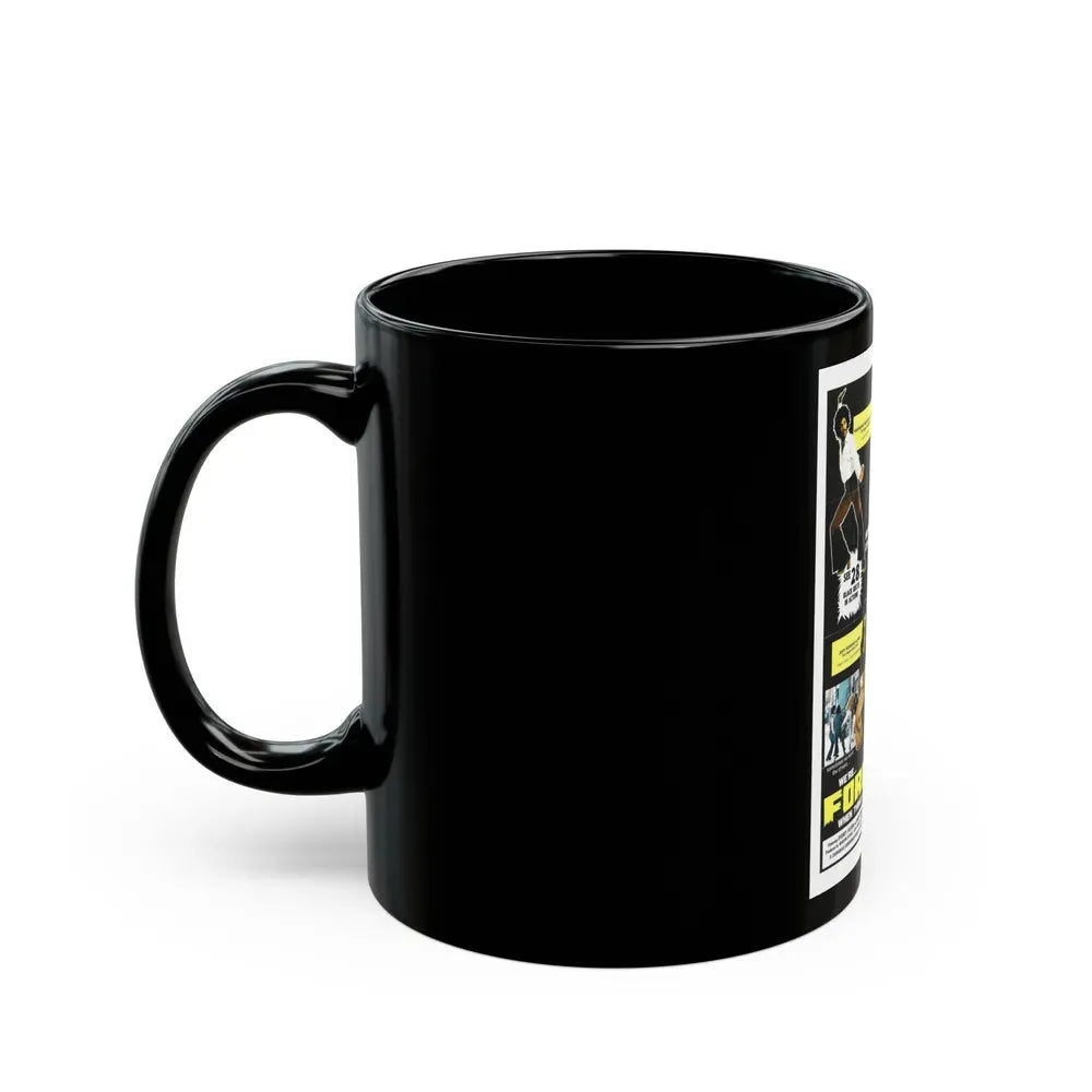 FORCE FOUR 1975 Movie Poster - Black Coffee Mug - Go Mug Yourself