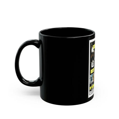 FORCE FOUR 1975 Movie Poster - Black Coffee Mug - Go Mug Yourself