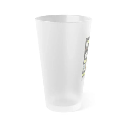 FORCE FOUR 1975 Movie Poster - Frosted Pint Glass 16oz - Go Mug Yourself