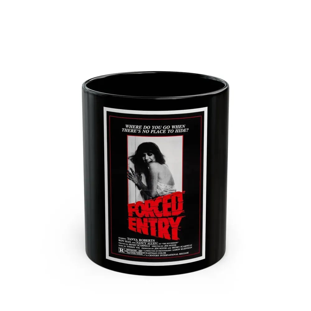 FORCED ENTRY 1975 Movie Poster - Black Coffee Mug 11oz - Go Mug Yourself