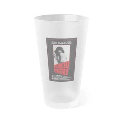 FORCED ENTRY 1975 Movie Poster - Frosted Pint Glass 16oz 16oz Frosted - Go Mug Yourself