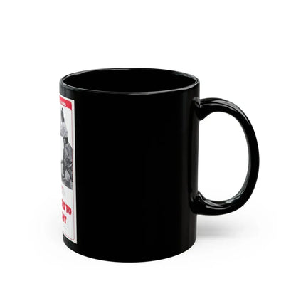 FORCED TO FIGHT 1971 Movie Poster - Black Coffee Mug - Go Mug Yourself