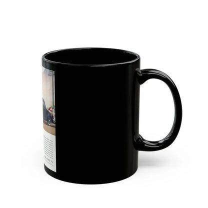 Ford for 1936 ad, The American Magazine, June 1936 - Black Coffee Mug - Go Mug Yourself