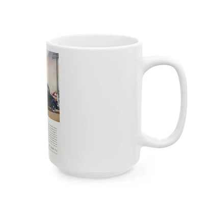 Ford for 1936 ad, The American Magazine, June 1936 - White Coffee Mug - Go Mug Yourself