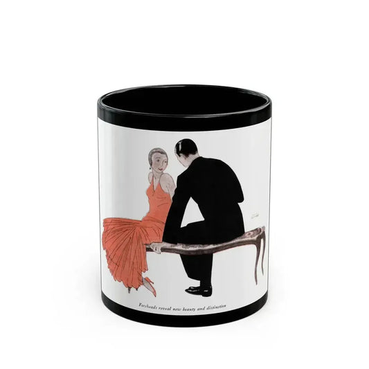 Foreheads Are Looking Up, McCall's, February 1930 - Black Coffee Mug 11oz - Go Mug Yourself