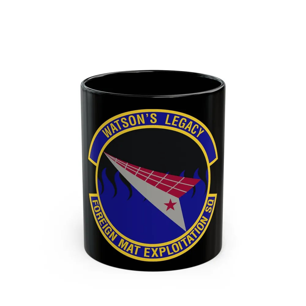 Foreign Material Exploitation Squadron (U.S. Air Force) Black Coffee Mug-11oz-Go Mug Yourself