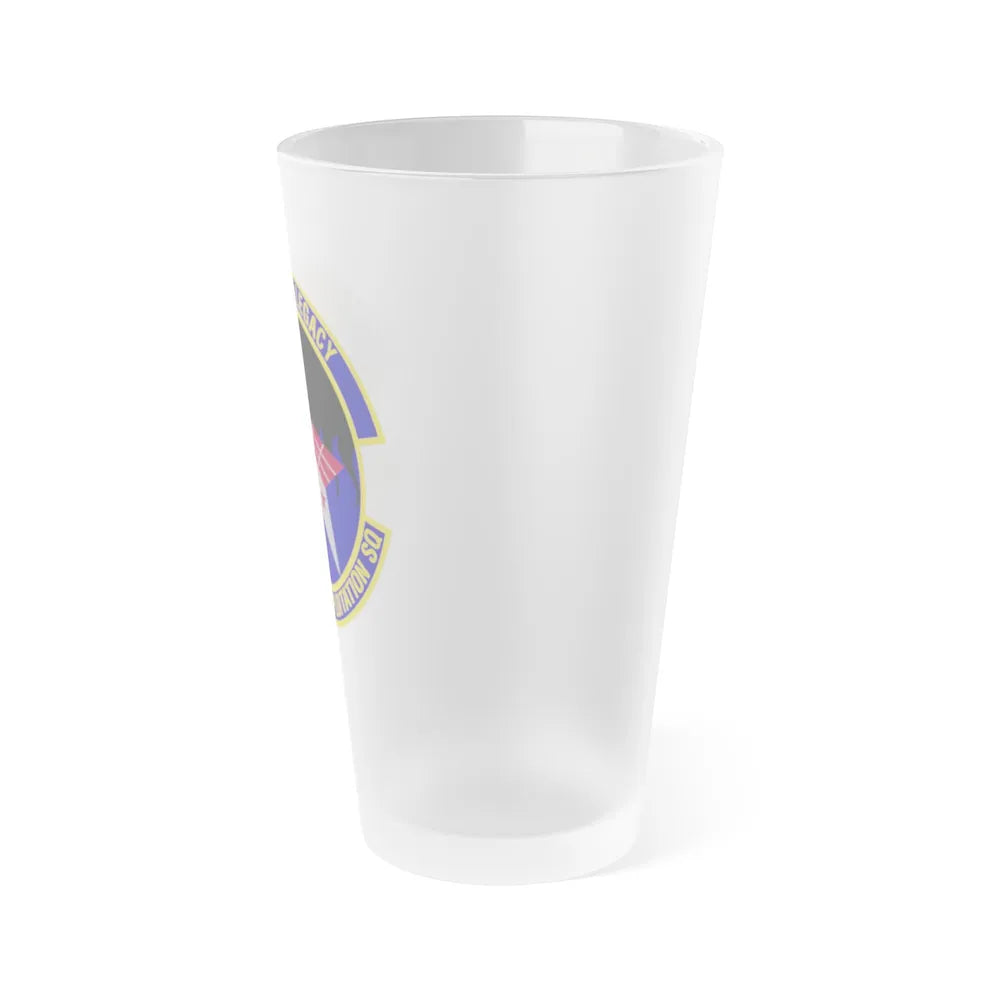 Foreign Material Exploitation Squadron (U.S. Air Force) Frosted Pint Glass 16oz-Go Mug Yourself