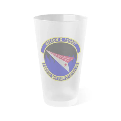 Foreign Material Exploitation Squadron (U.S. Air Force) Frosted Pint Glass 16oz 16oz Frosted - Go Mug Yourself
