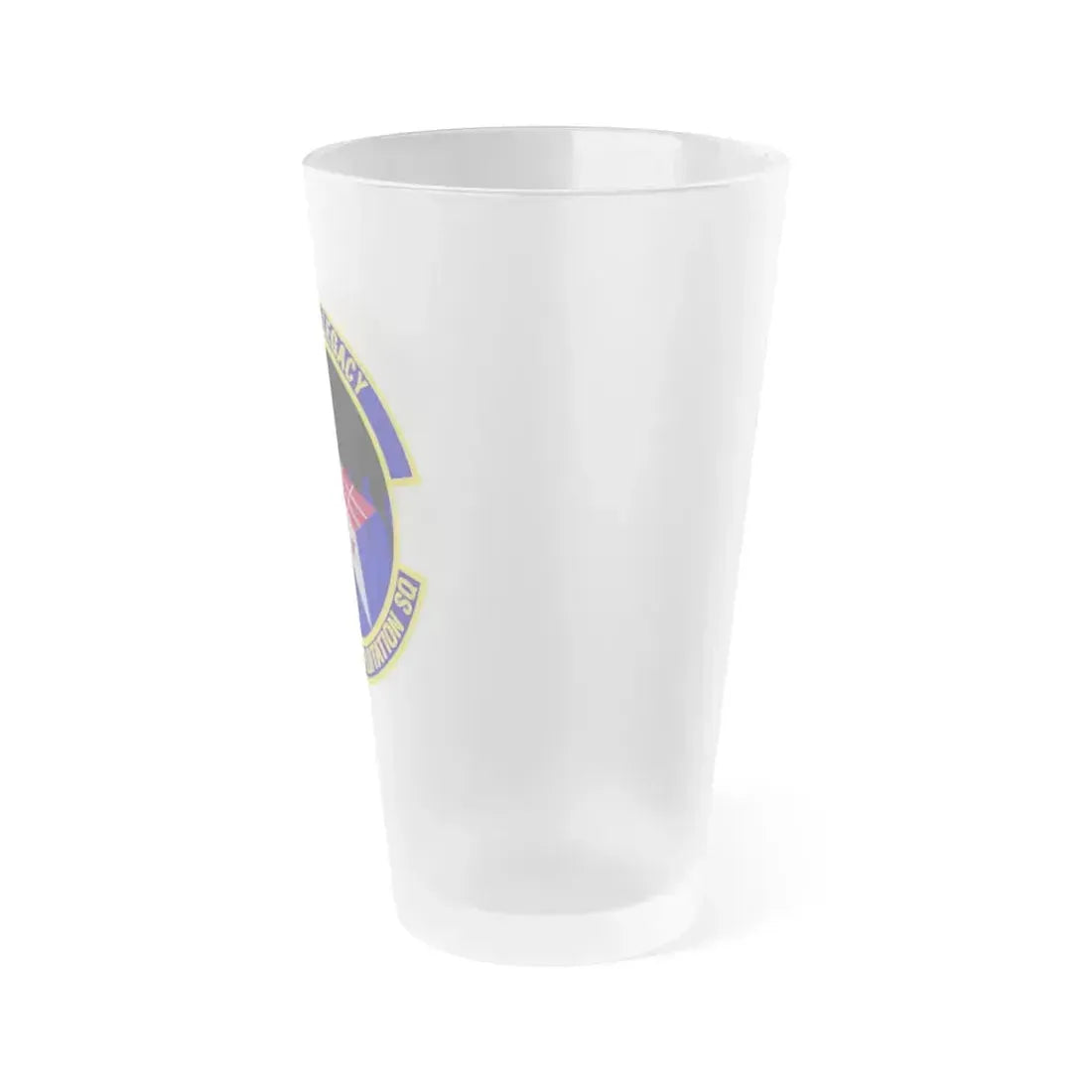 Foreign Material Exploitation Squadron (U.S. Air Force) Frosted Pint Glass 16oz - Go Mug Yourself