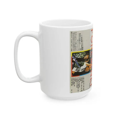 FOREIGNER SUPER ROCK 85 IN JAPAN (VHS COVER) - White Coffee Mug - Go Mug Yourself
