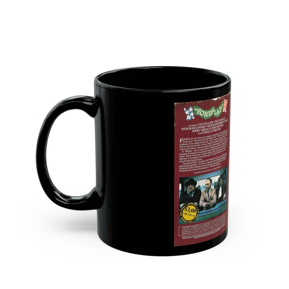 FOREPLAY (VHS COVER) - Black Coffee Mug-Go Mug Yourself