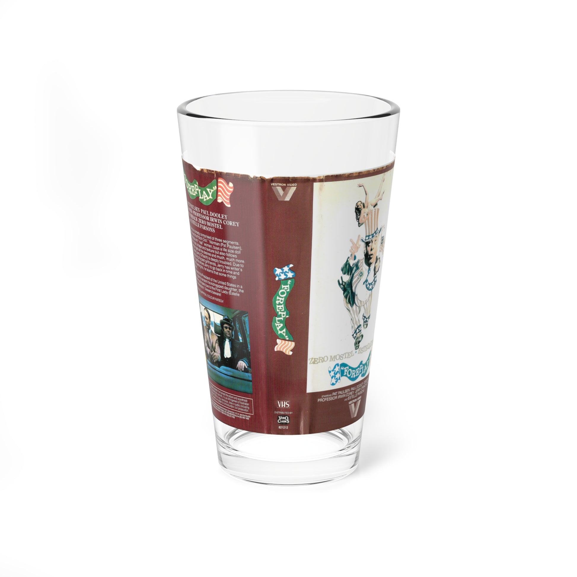 FOREPLAY (VHS COVER) Pint Glass 16oz-16oz-Go Mug Yourself