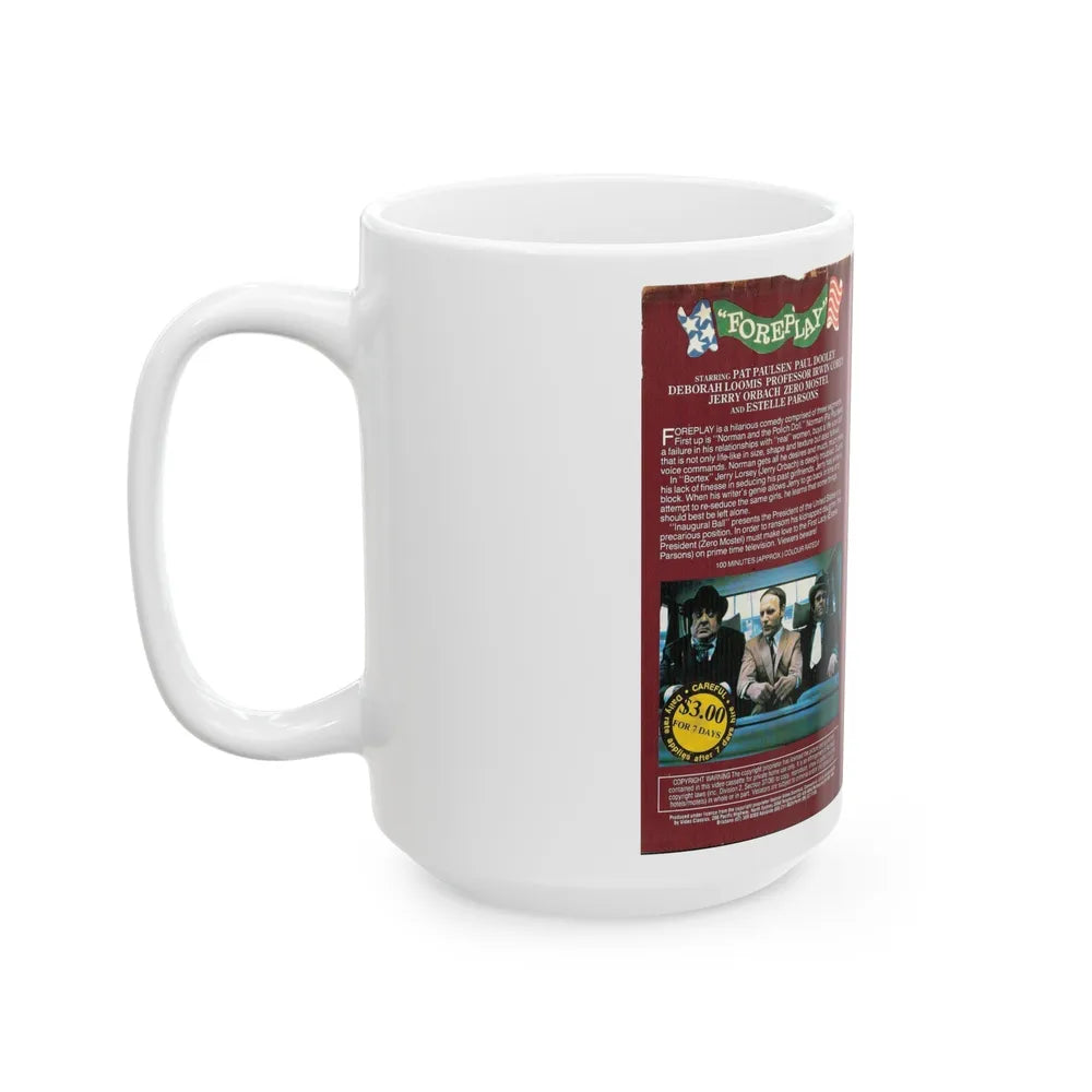 FOREPLAY (VHS COVER) - White Coffee Mug-Go Mug Yourself