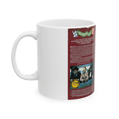 FOREPLAY (VHS COVER) - White Coffee Mug-Go Mug Yourself