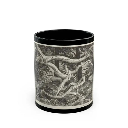 Forest Flight, 1938 - Black Coffee Mug 11oz - Go Mug Yourself