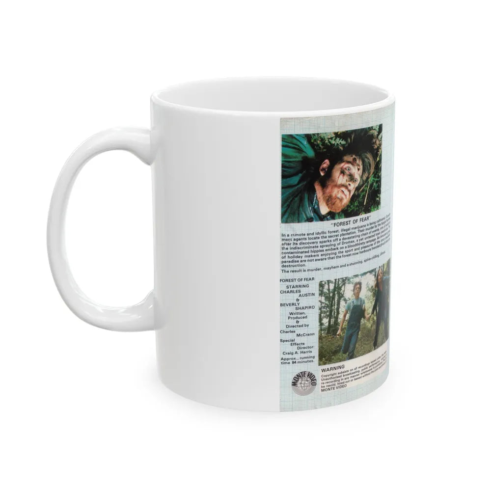 FOREST OF FEAR VIDEO NASTY (VHS COVER) - White Coffee Mug-Go Mug Yourself