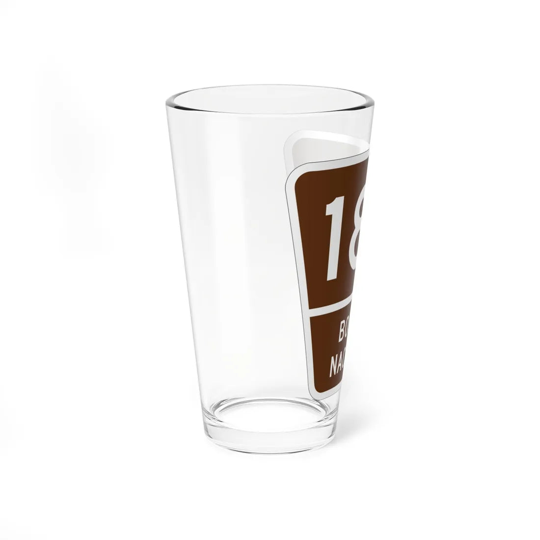 Forest Route 186 Puerto Rico (Puerto Rico) (Road Sign) Pint Glass 16oz - Go Mug Yourself