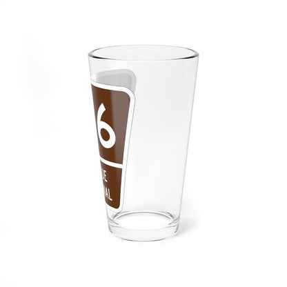 Forest Route 186 Puerto Rico (Puerto Rico) (Road Sign) Pint Glass 16oz - Go Mug Yourself