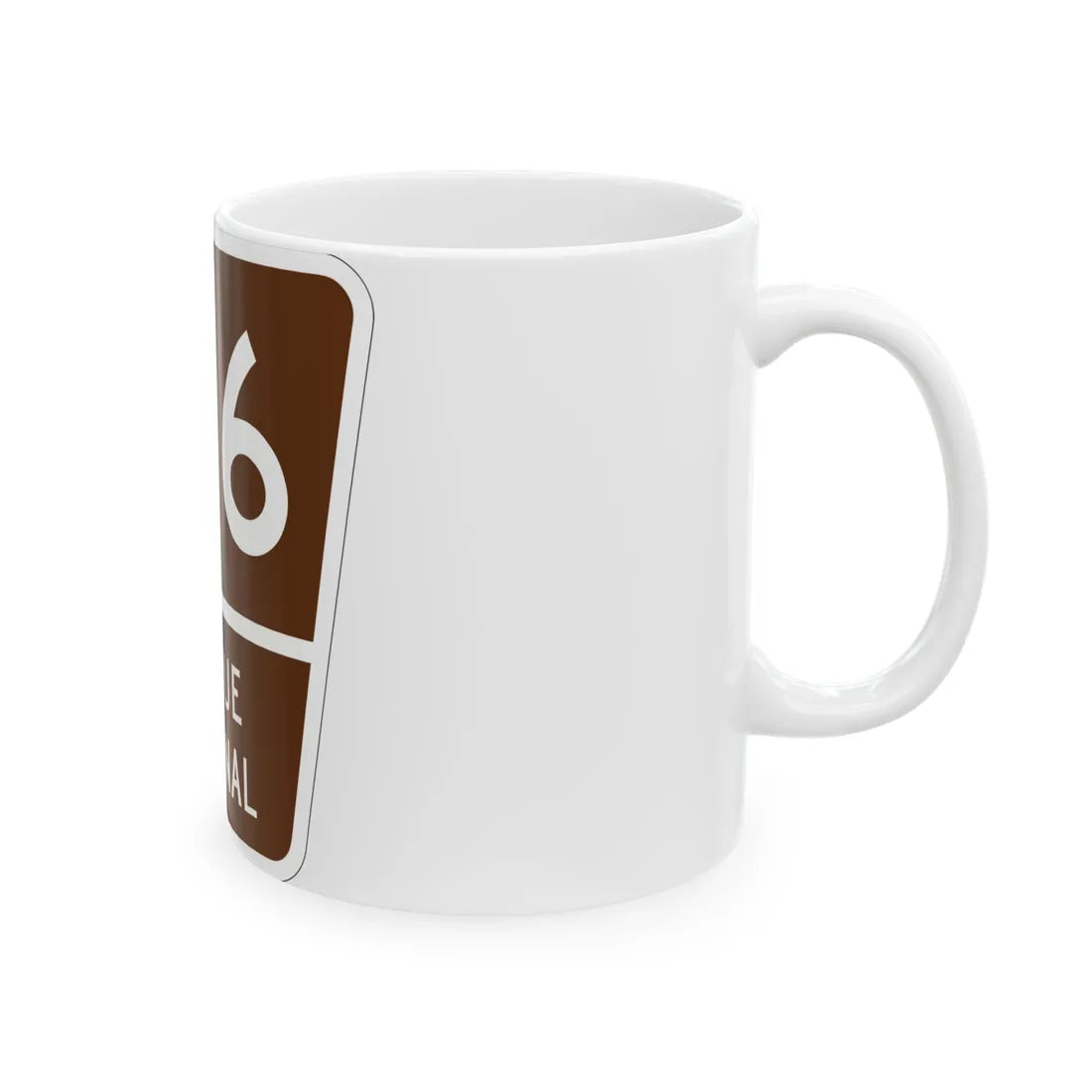 Forest Route 186 Puerto Rico (Puerto Rico) (Road Sign) White Coffee Mug - Go Mug Yourself