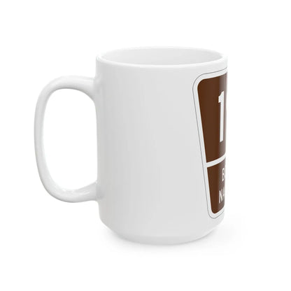 Forest Route 191 Puerto Rico (Puerto Rico) (Road Sign) White Coffee Mug - Go Mug Yourself
