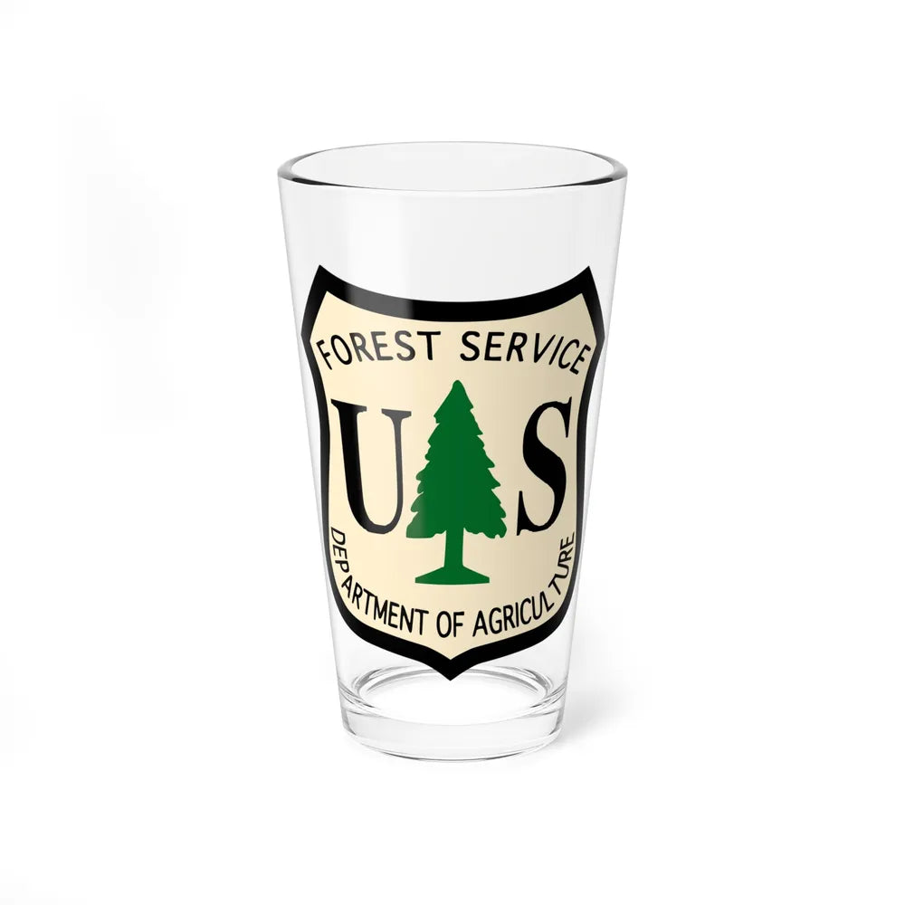 Forest Service Dept of Agriculture - Pint Glass 16oz-16oz-Go Mug Yourself