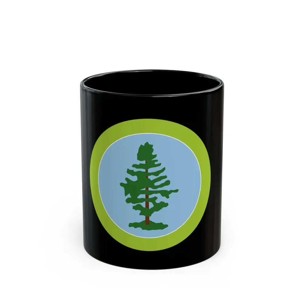 Forestry (Boy Scout Merit Badge) Black Coffee Mug 11oz - Go Mug Yourself