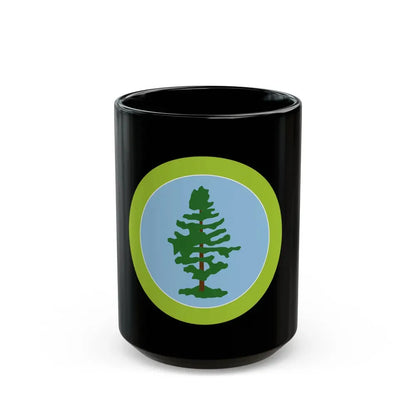 Forestry (Boy Scout Merit Badge) Black Coffee Mug 15oz - Go Mug Yourself