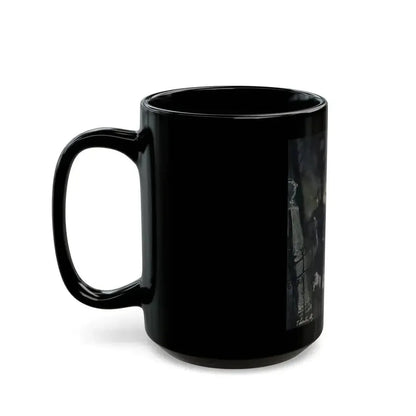 Forever (1), Cosmopolitan, July 1957 - Black Coffee Mug - Go Mug Yourself