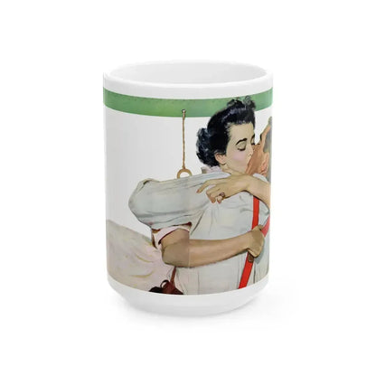 Forever Yours, McCall's, February 1953 - White Coffee Mug 15oz - Go Mug Yourself