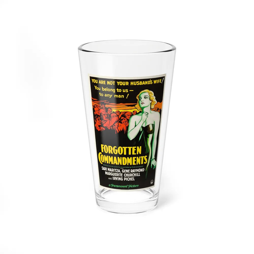 FORGOTTEN COMMANDMENTS 1932 Movie Poster - Pint Glass 16oz-16oz-Go Mug Yourself