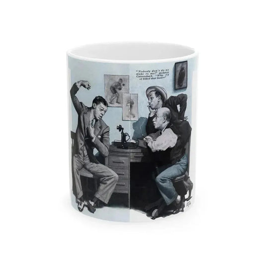 Forgotten Manslaughter (1), Redbook, December 1933 - White Coffee Mug 11oz - Go Mug Yourself