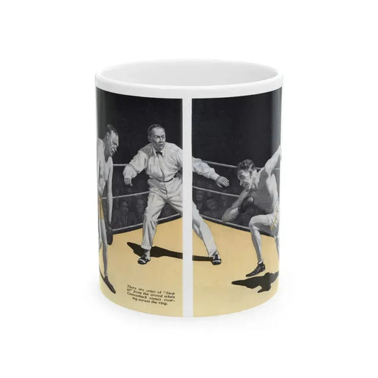 Forgotten Manslaughter (2), Redbook, December 1933 - White Coffee Mug 11oz - Go Mug Yourself