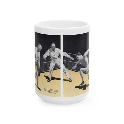 Forgotten Manslaughter (2), Redbook, December 1933 - White Coffee Mug 15oz - Go Mug Yourself
