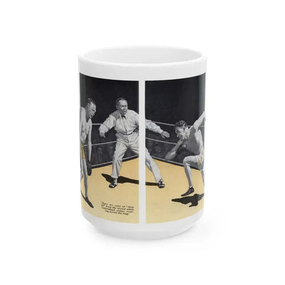 Forgotten Manslaughter (2), Redbook, December 1933 - White Coffee Mug 15oz - Go Mug Yourself