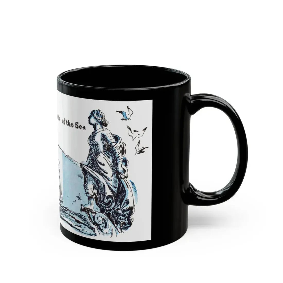 Forgotten Sweethearts of the Sea, Blue Book Magazine, April 1948 - Black Coffee Mug - Go Mug Yourself