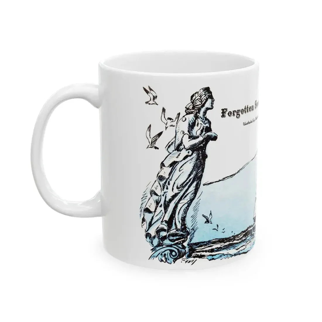 Forgotten Sweethearts of the Sea, Blue Book Magazine, April 1948 - White Coffee Mug - Go Mug Yourself