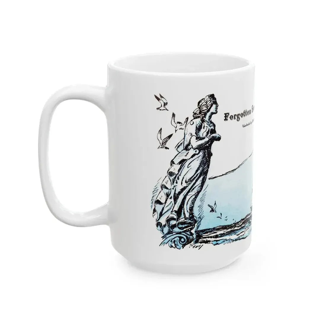 Forgotten Sweethearts of the Sea, Blue Book Magazine, April 1948 - White Coffee Mug - Go Mug Yourself