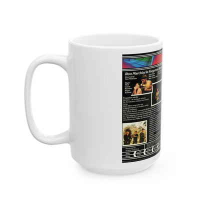 FORGOTTEN WARRIOR (VHS COVER) - White Coffee Mug-Go Mug Yourself